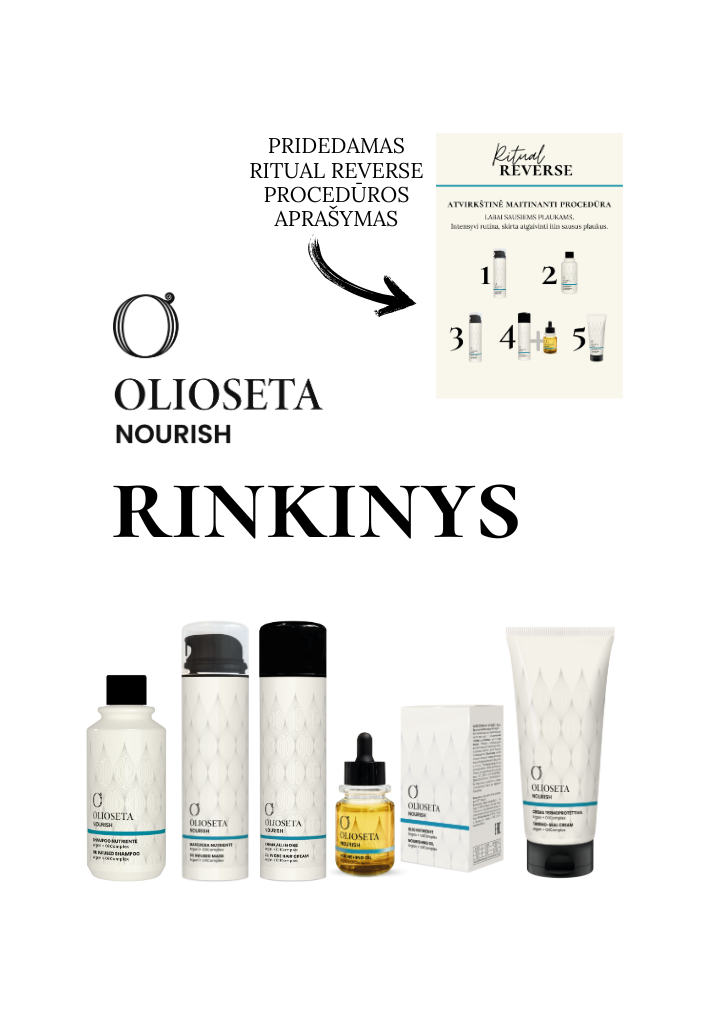Olioseta Nourish produktų rinkinys