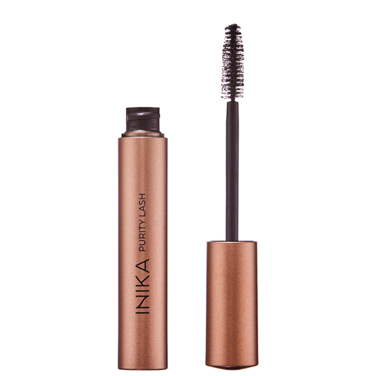 INIKA ORGANIC BLAKSTIENŲ TUŠAS JAUTRIOMS AKIMS - Black, 8.5 ml - Odiste