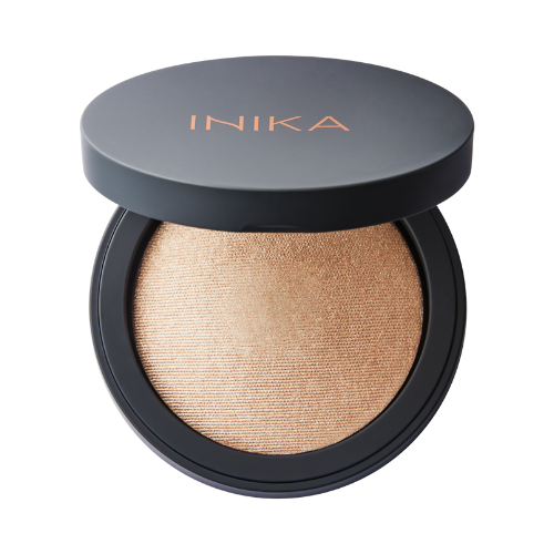 INIKA ORGANIC ŠVYTĖJIMO SUTEIKIANTI KOMPAKTINĖ PUDRA - Dewdrop, 8 g - Odiste