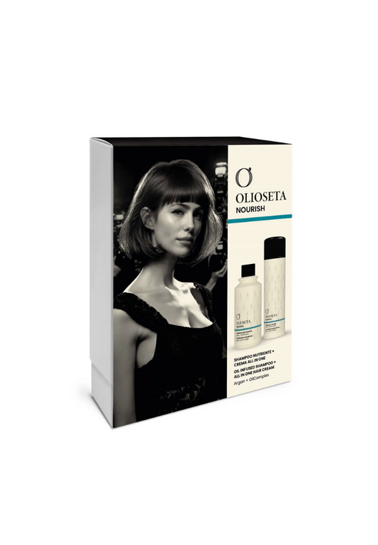 OLIOSETA NOURISH Rinkinys Šampūnas ir All in one kremas