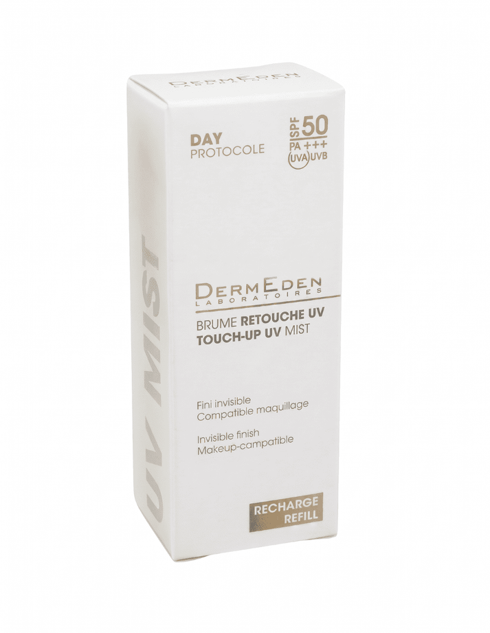 PAPILDYMAS Apsauginė UV dulksna dozatoriui TOUCH UP MIST SPF50, 8ml