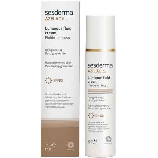 SESDERMA AZELAC RU LUMINOUS KREMINIS FLUIDAS SPF50, 50 ML