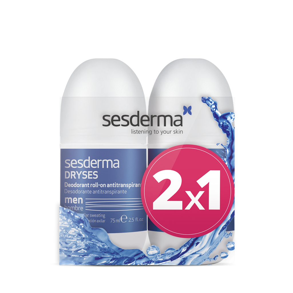 SESDERMA DRYSES DEZODORANTŲ RINKINYS VYRAMS, 2x75 ml - Odiste