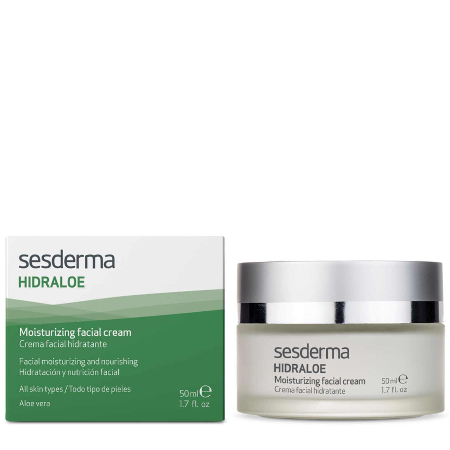 SESDERMA HIDRALOE DRĖKINAMASIS VEIDO KREMAS, 50 ML - Odiste