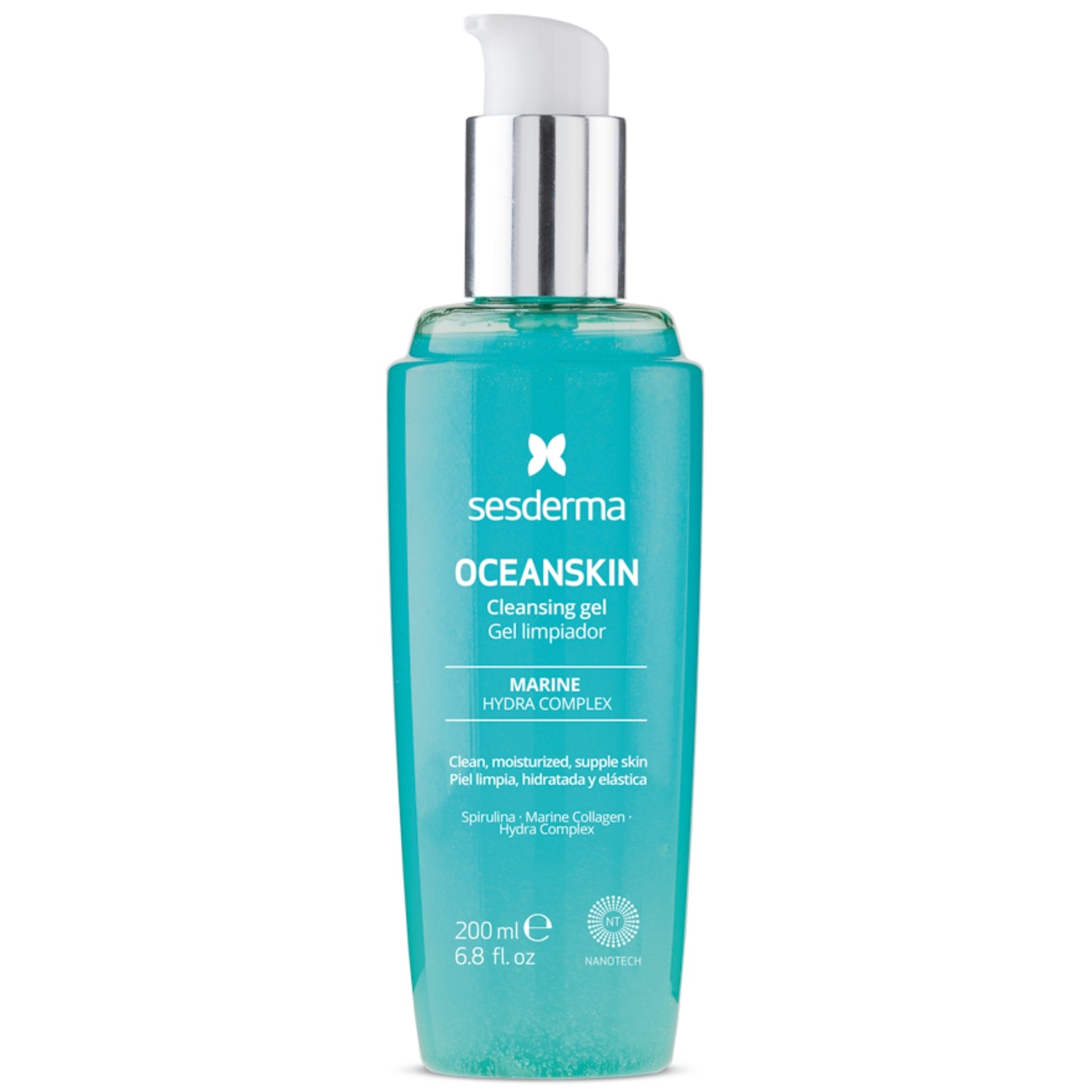SESDERMA OCEANSKIN GELINIS VEIDO PRAUSIKLIS, 200 ML - Odiste