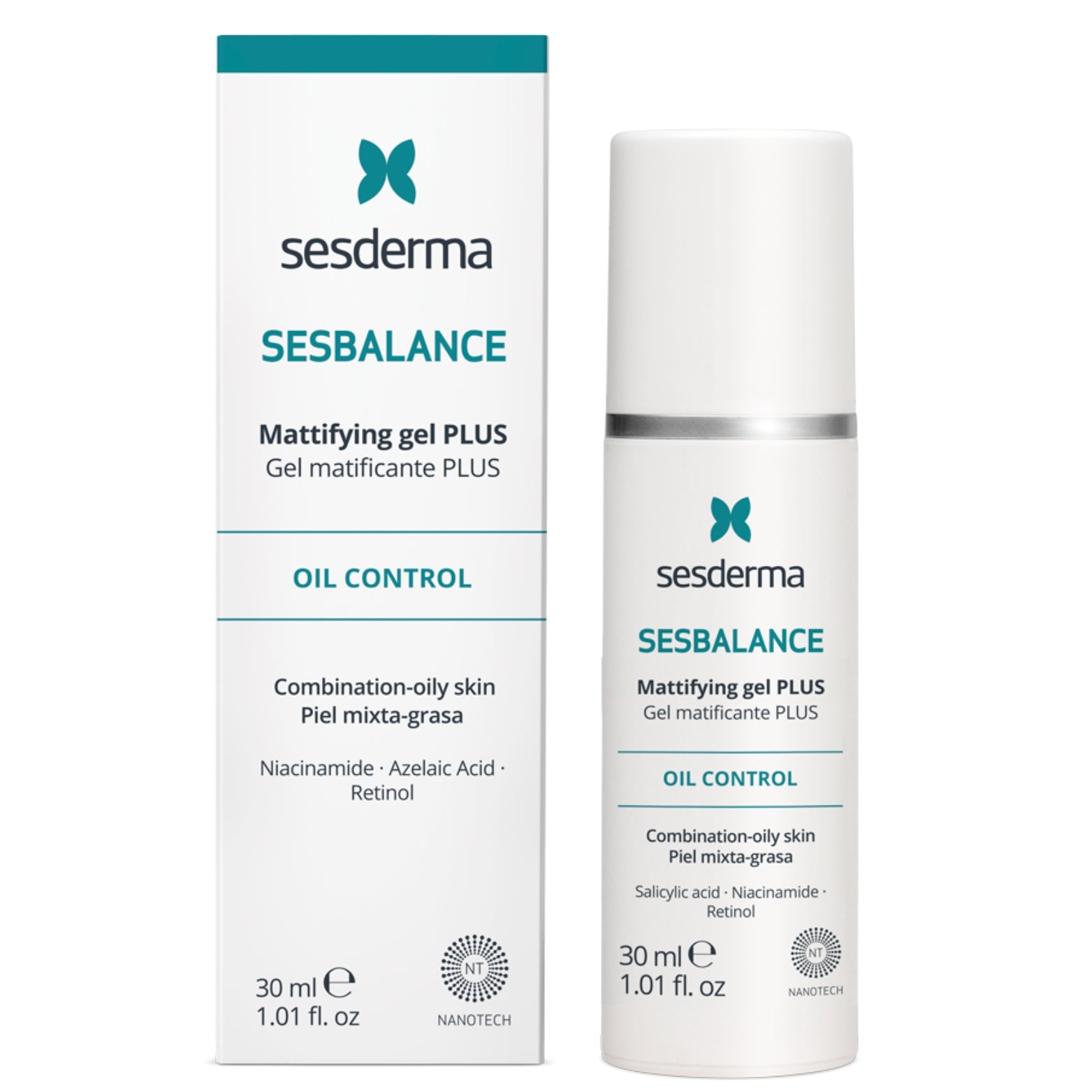 SESDERMA SESBALANCE PLUS MATIZUOJANTIS VEIDO GELIS, 30 ML - Odiste