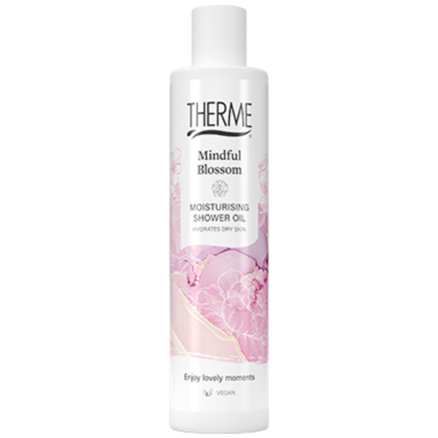 THERME MINDFUL BLOSSOM DRĖKINANTIS DUŠO ALIEJUS, 250 ML - Odiste
