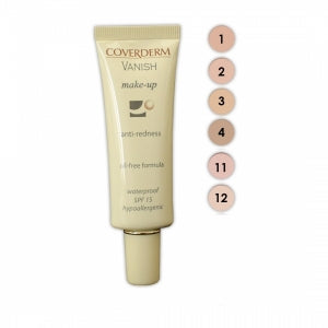COVERDERM VANISH MAKE-UP SPF50+/ Maskuojamasis kremas prieš kuperozę, 30 ml
