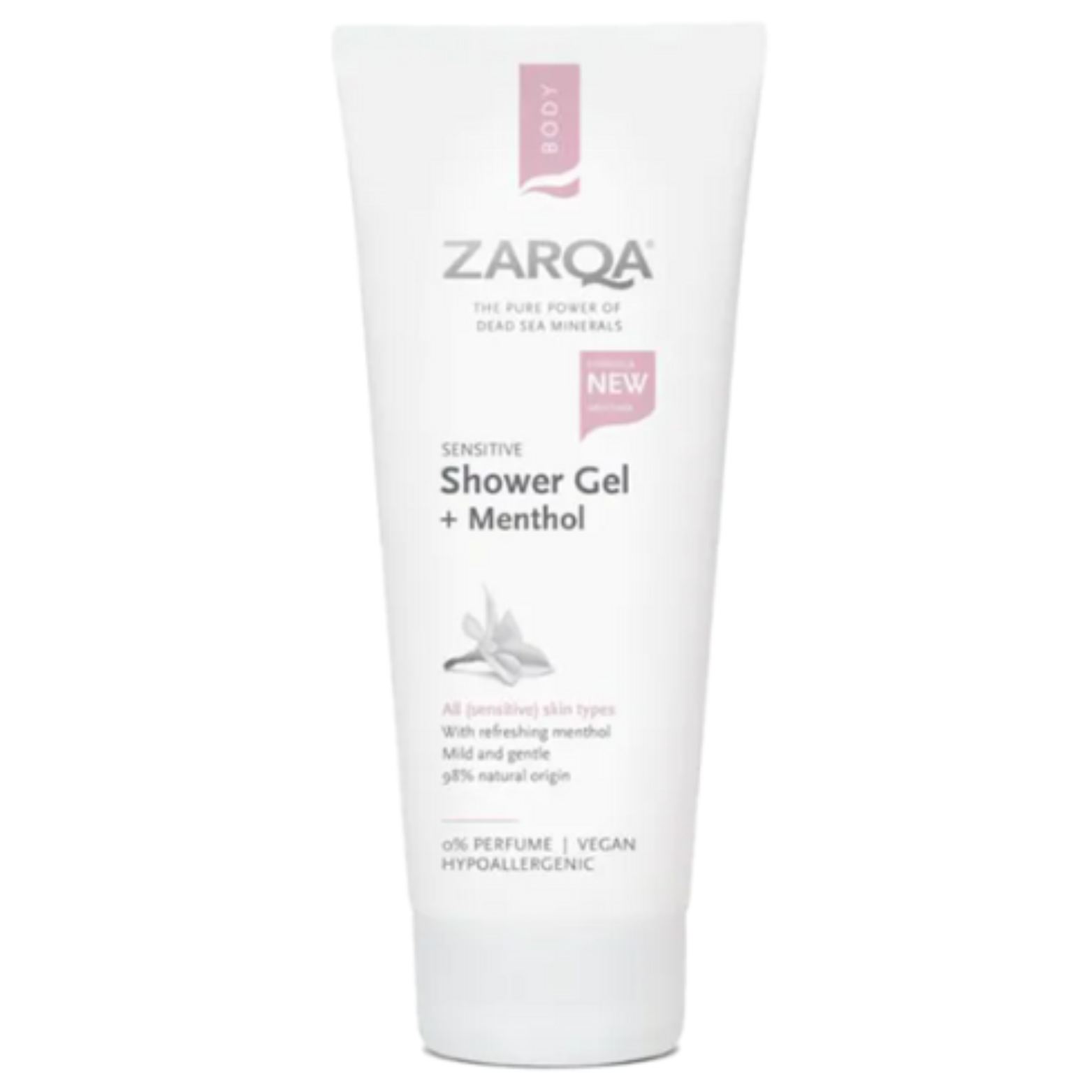 ZARQA DUŠO GELIS SU MENTOLIU, 200 ML - Odiste