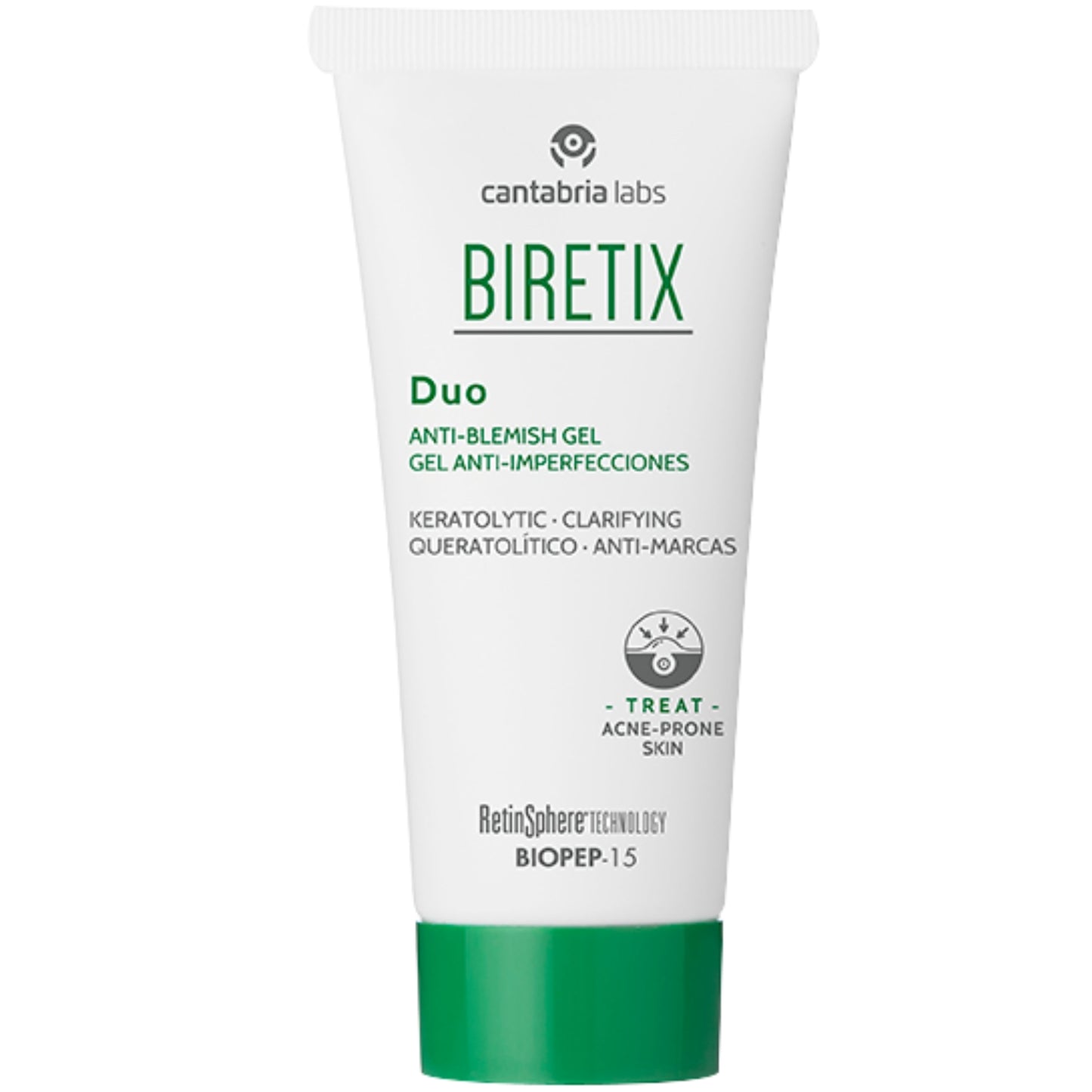BIRETIX DUO ANTI-BLEMISH GELIS, 30 ML - Odiste