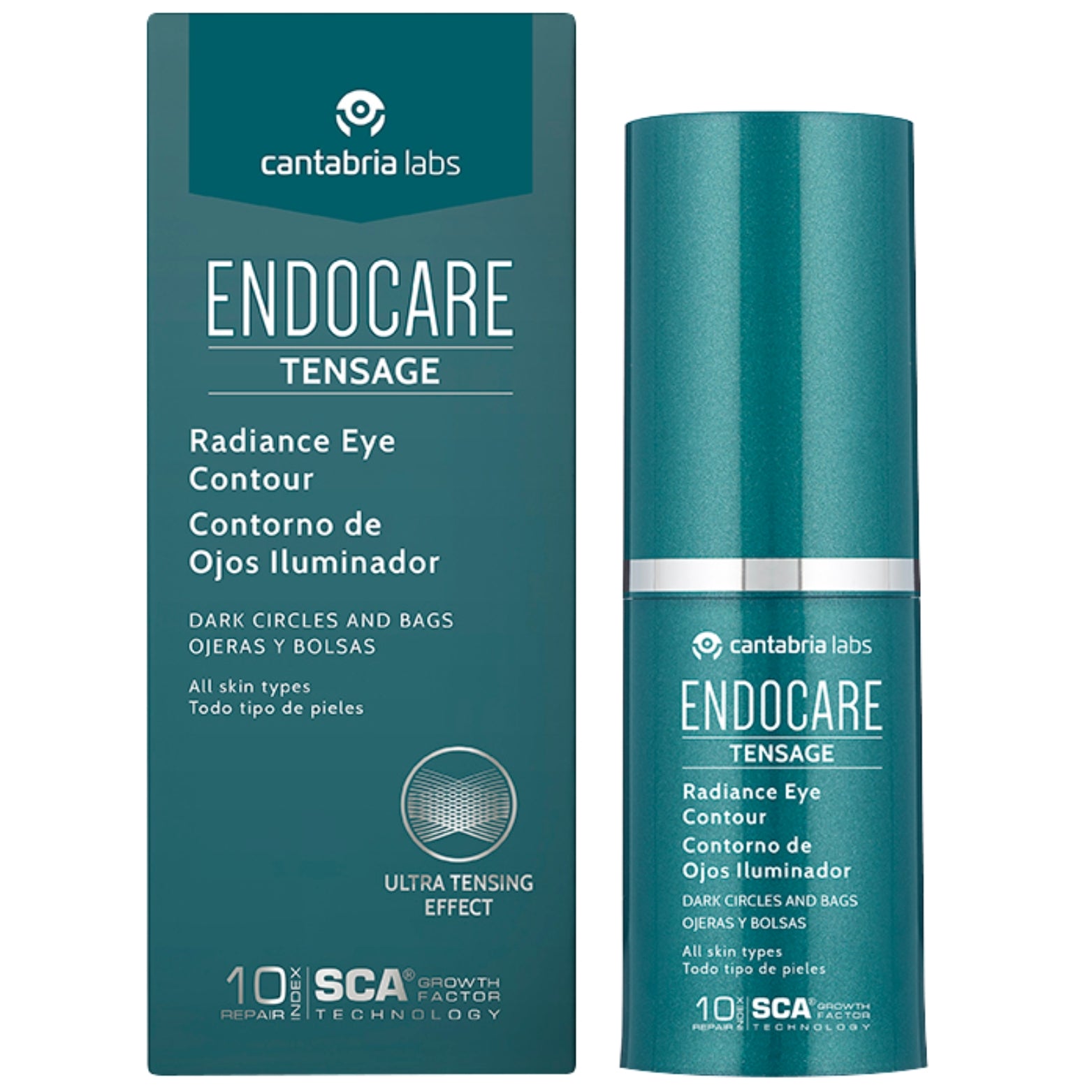 ENDOCARE TENSAGE SKAISTINANTIS LŪPŲ IR AKIŲ KONTŪRO KREMAS, 15 ML - Odiste