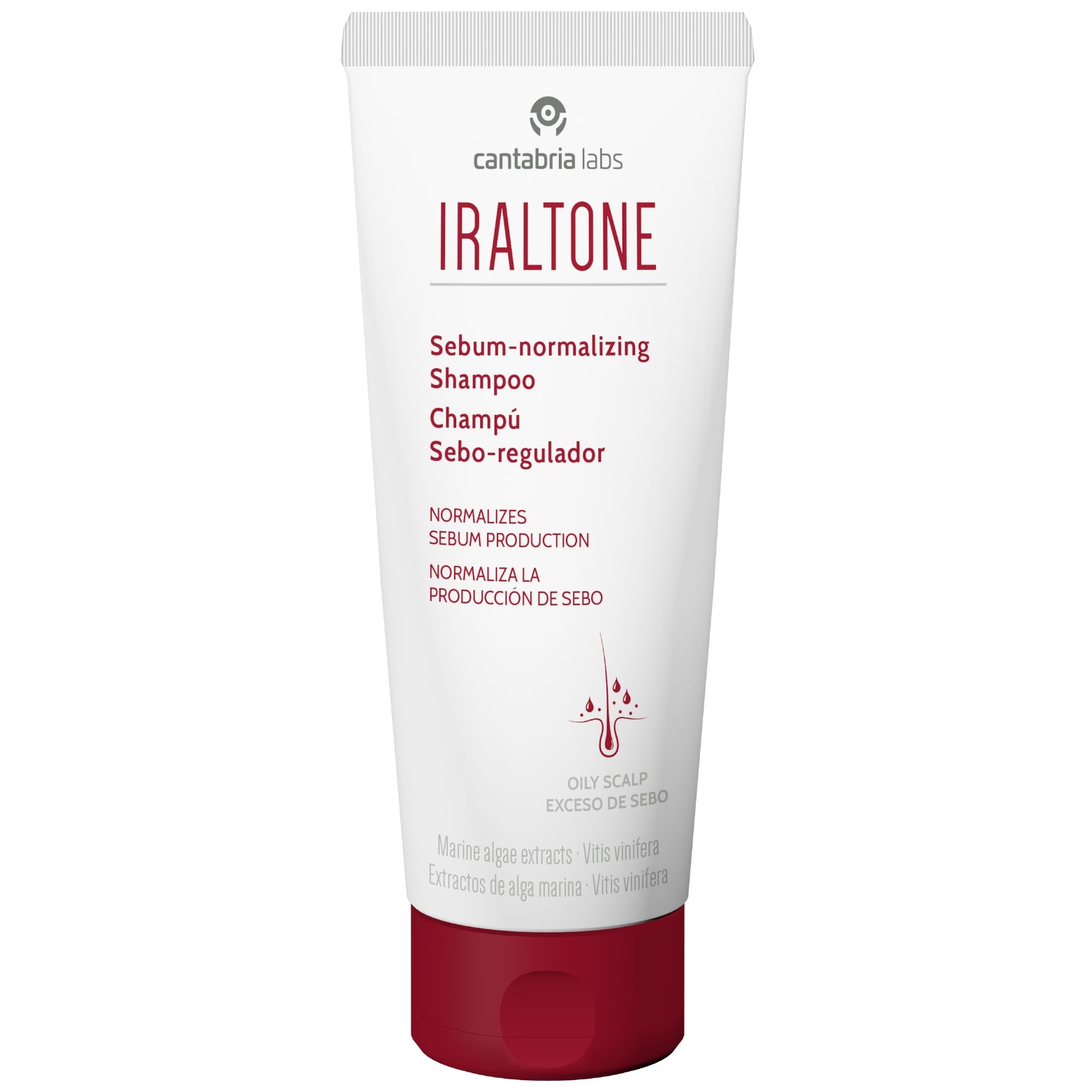 IRALTONE SEBUMĄ REGULIUOJANTIS ŠAMPŪNAS, 200 ML - Odiste