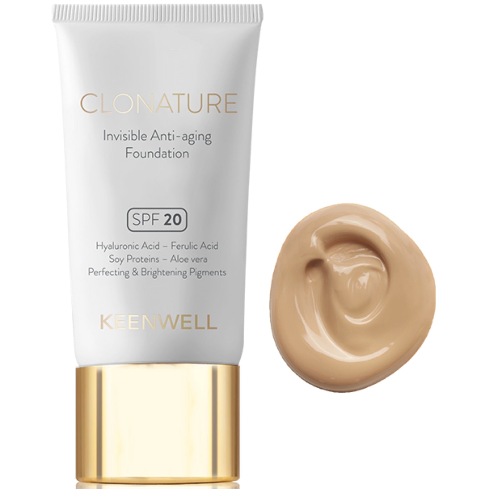 KEENWELL CLONATURE JAUNINANTIS MAKIAŽO PAGRINDAS, 30 ml (Nr.5) - Odiste